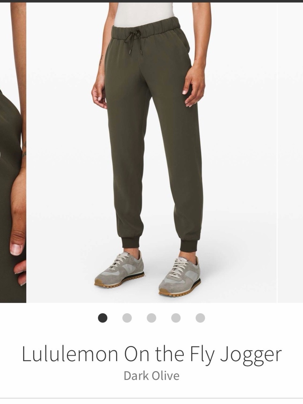 Lululemon on the fly jogger pants Olive 8